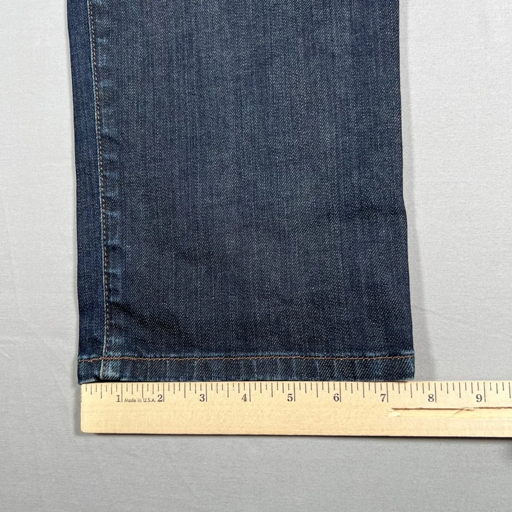 Joe's Jeans Mens 36 Brixton Straight Narrow Distressed Blue Dark Wash Denim